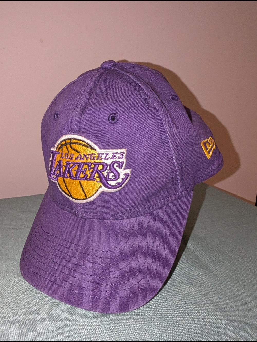 New Era Los Angeles Lakers NBA Basketball Purple and Gold Baseball Cap